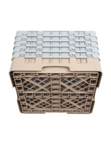 Casier à verres 25 compartiments Camrack Cambro beige hauteur max 257mm