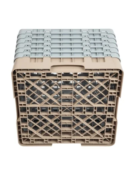 Casier à verres 25 compartiments Camrack Cambro beige hauteur max 298mm