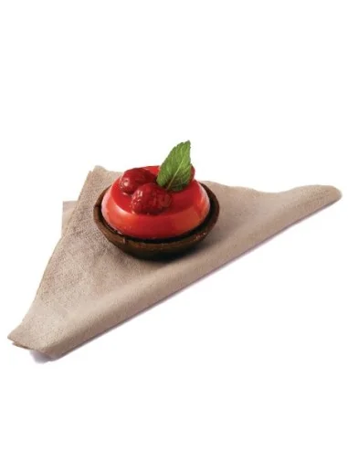 Serviettes snacking 2 plis compostables Vegware 33cm (Lot de 2000)