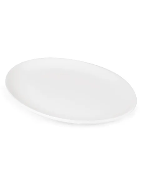 Assiettes ovales Olympia Athena 254 x 197mm (Lot de 12)