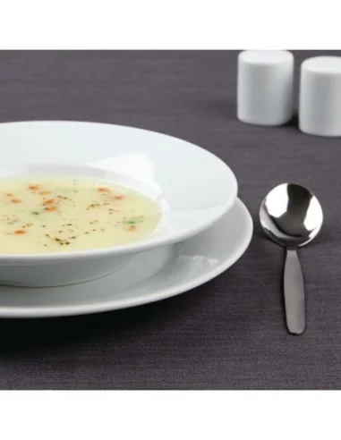 Assiettes à soupe et pâtes Olympia Athena 228mm 210ml (lot de 6)