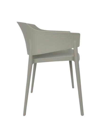 Fauteuils Lorenzo Café Bolero gris (lot de 2)