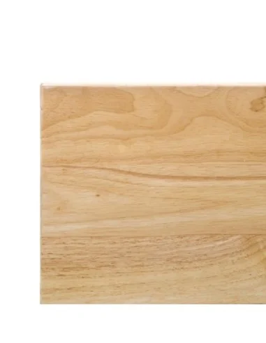 Plateau de table rectangulaire pré-percé coloris bois naturel Bolero 700 x 1100mm