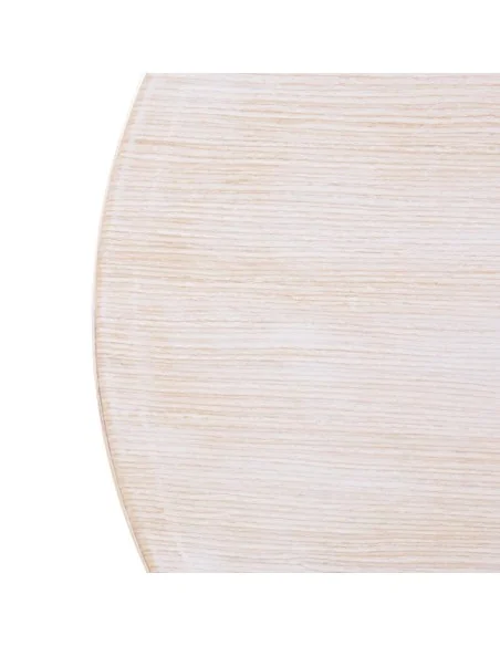 Plateau de table rond pré-percé blanc vintage Bolero 600mm