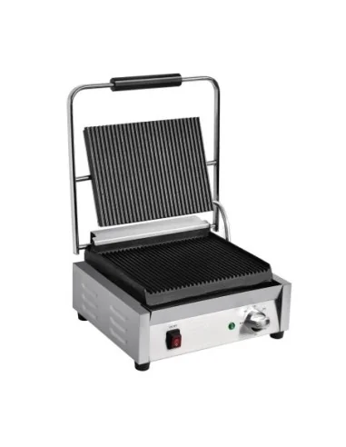 Grand gril de contact simple Bistro Buffalo rainuré/rainuré