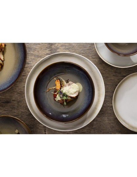 Saladiers Olympia Birch aubergine 205 mm (lot de 6)