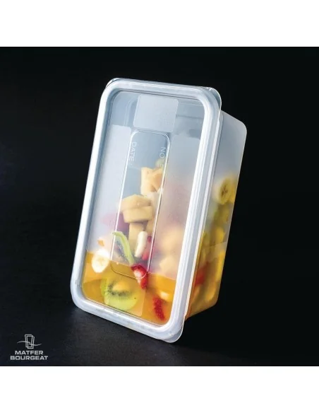 Boîte de stockage GN1/2 Matfer Bourgeat Modulus utilisation intensive 7,5L (Lot de 4)