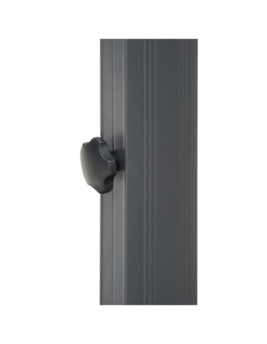 Parasol déporté professionnel Bolero Venice noir 3,5 m