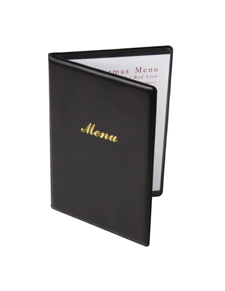 Protège-menus en PVC Olympia A5 noir