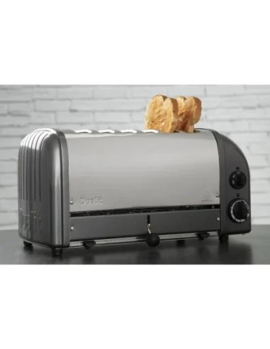 Grille-pain 6 tranches anthracite Vario Dualit 60156