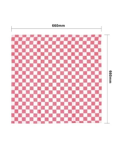 Torchon de cuisinier Vogue rouge