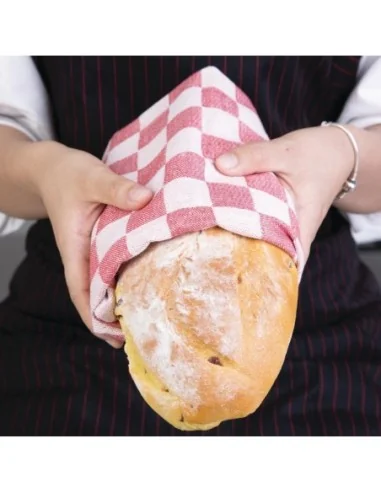 Torchon de cuisinier Vogue rouge