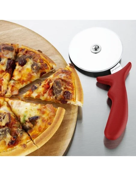 Roulette à pizza Hygiplas 102mm rouge