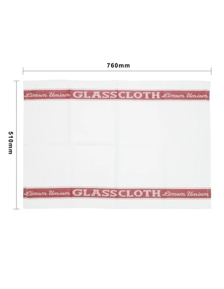 Essuie-verres Vogue rouges