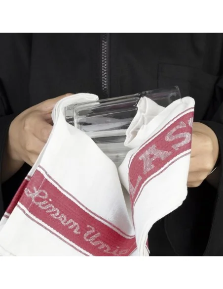 Essuie-verres Vogue rouges