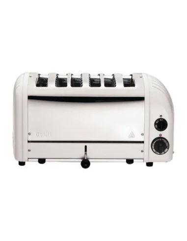 Grille-pain 6 tranches blanc Vario Dualit 60146