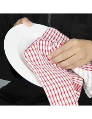 Torchons Vogue Wonderdry rouges (Lot de 10)