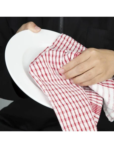 Torchons Vogue Wonderdry rouges (Lot de 10)