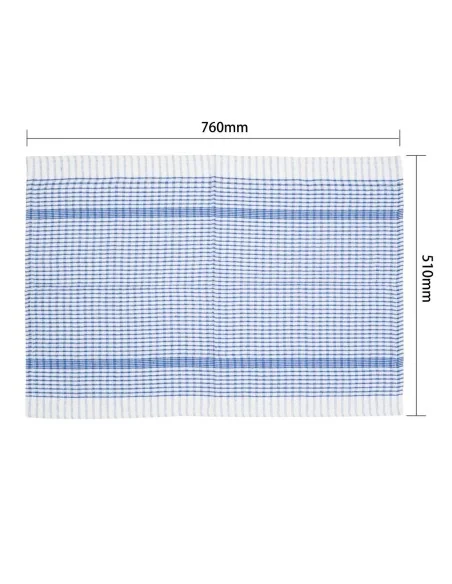 Torchons Vogue Wonderdry bleus (Lot de 10)