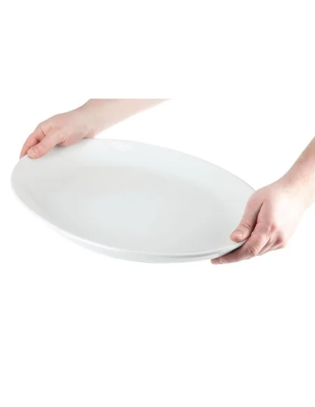 Assiette creuse ovale Olympia 500 x 290mm