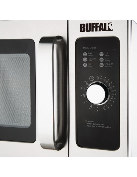 Micro-ondes professionnel manuel Buffalo 25L 1000W