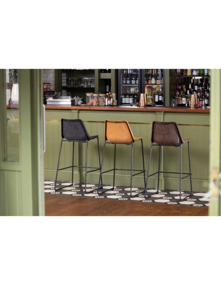 Tabouret haut Bolero Rodeo camel