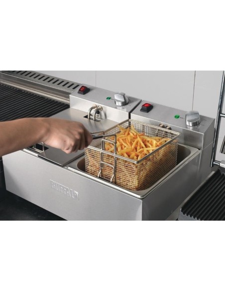 Friteuse double Buffalo - 2x5L 2x2,8kW
