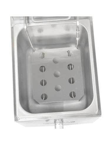 Friteuse simple Buffalo - 1 x 8L 2,9kW avec minuterie