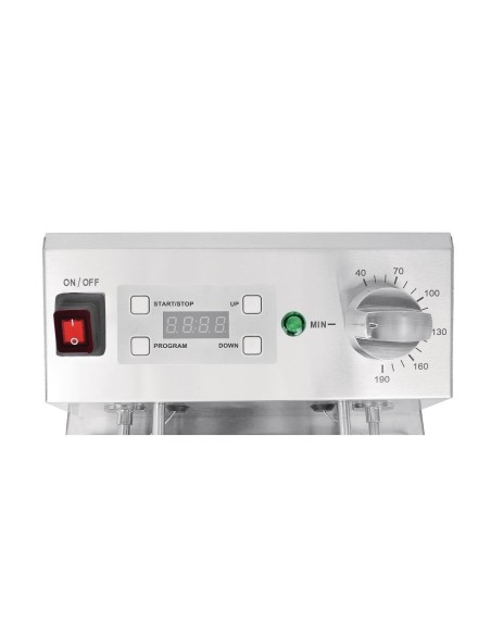 Friteuse simple Buffalo - 1 x 8L 2,9kW avec minuterie