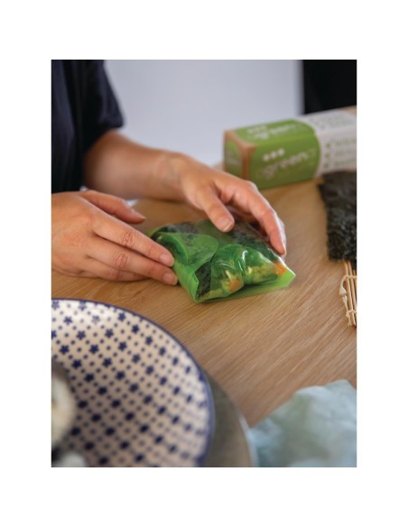 Emballages alimentaires réutilisables 3 en 1 Agreena 200 x 200mm et 300 x 300mm (lot de 4)