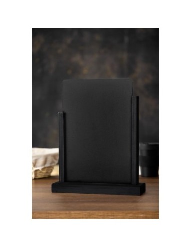 Ardoise de table élégante noire Olympia A4 297(H) x 210(L)mm