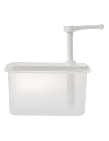 Distributeur de sauce à pompe Araven GN 1/4 