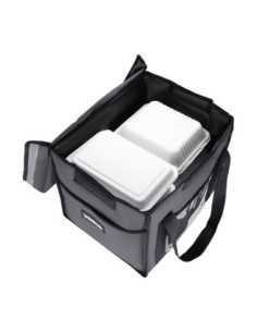 Sac de livraison isotherme pliant Vogue gris 305 x 380 x 380 mm 2