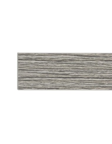 Plateau de table carré pré-percé en mélamine Bolero gris 700 mm