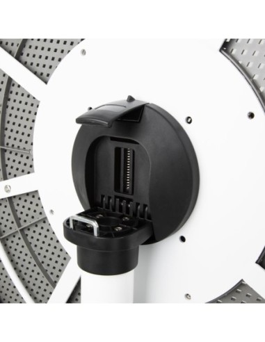 Table pliante en polypropylène Bolero 800mm gris foncé