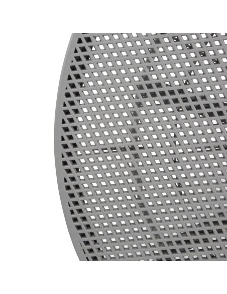 Table pliante en polypropylène Bolero 800mm gris foncé