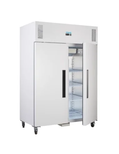 Armoire réfrigérée négative GN double porte Polar blanche Série G 1200L