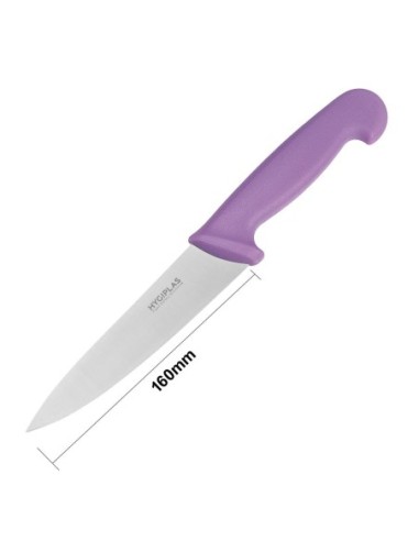 Couteau de cuisinier Hygiplas violet 16cm