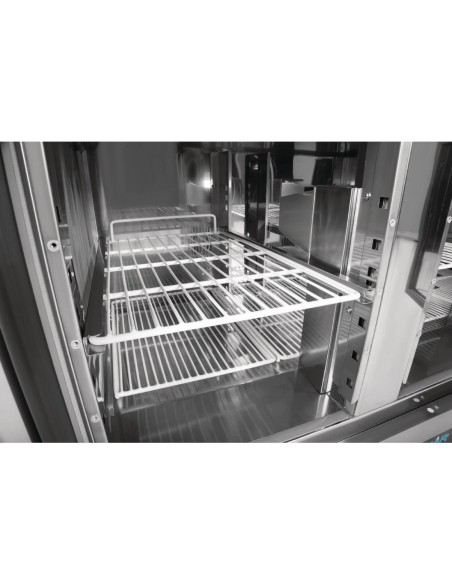 Comptoir de préparation réfrigéré à pizzas 288L Polar Série G