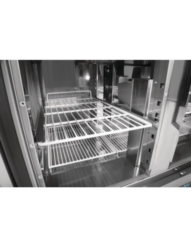 Comptoir de préparation réfrigéré pizzas salades 254L Polar Série G