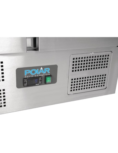 Comptoir de préparation réfrigéré pizzas salades 254L Polar Série G