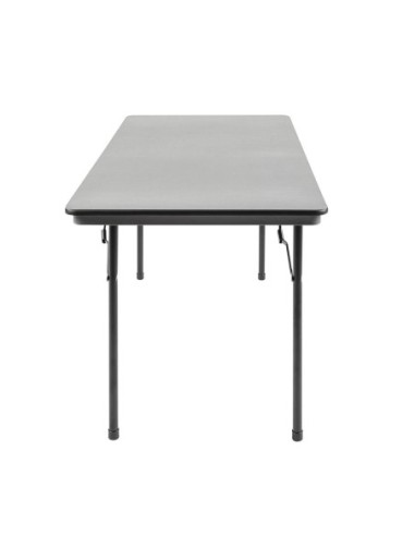 Table rectangulaire pliante grise en ABS Bolero 1520mm