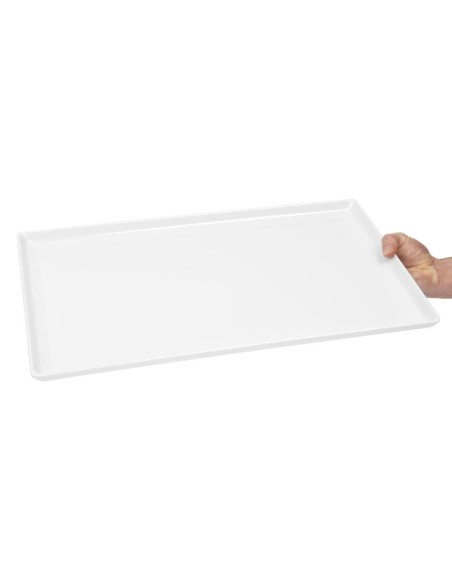Plateau en mélamine APS Float blanc GN1/1