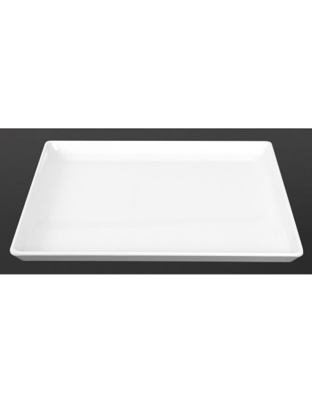 Plateau en mélamine APS Float blanc GN1/2