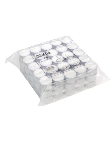 Bougies chauffe-plat 8 heures Olympia (Lot de 75)