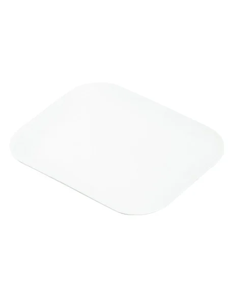 Petits couvercles en carton ciré pour barquettes aluminium Fiesta Recyclable (lot de 1000)