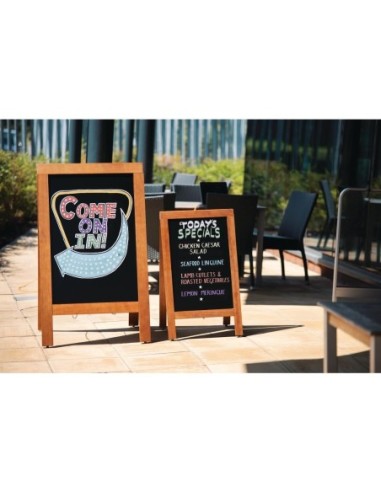 Panneau de trottoir Olympia cadre en bois 1200 x 700mm