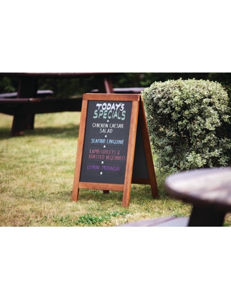 Panneau de trottoir Olympia cadre en bois 1200 x 700mm