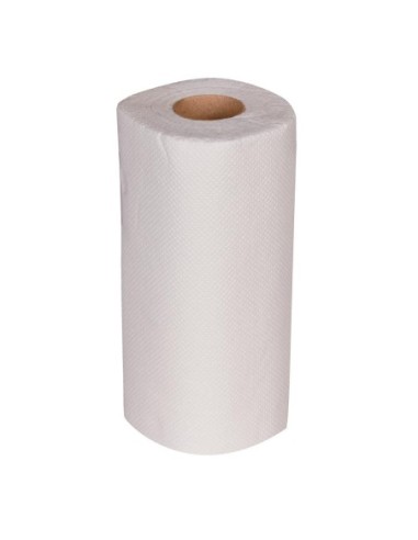 Essuie-tout blanc 2 plis Jantex 11,5m (lot de 24)