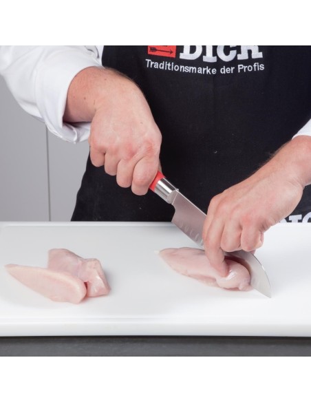 Couteau Santoku alvéolé Dick Red Spirit 180mm